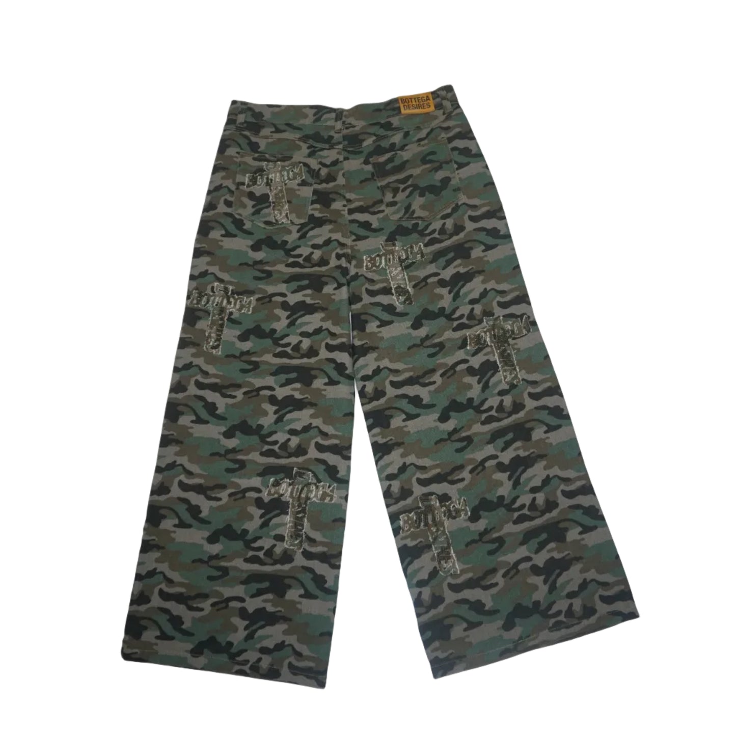 Bottega Desires Camo Pants