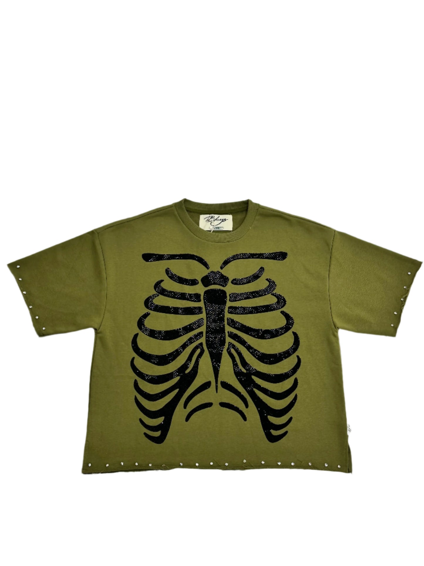 BKYS RHINESTONE SKELETON TEE