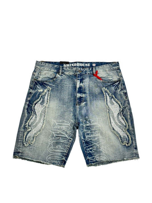 RHINESTONES JORTS