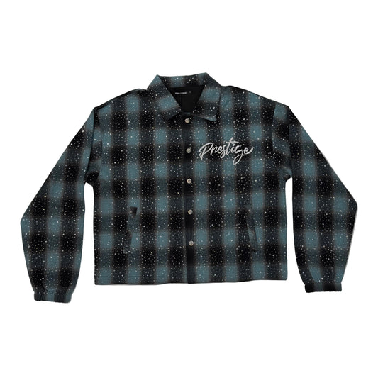 Prestige Rhinestone Flannel (BLUE)