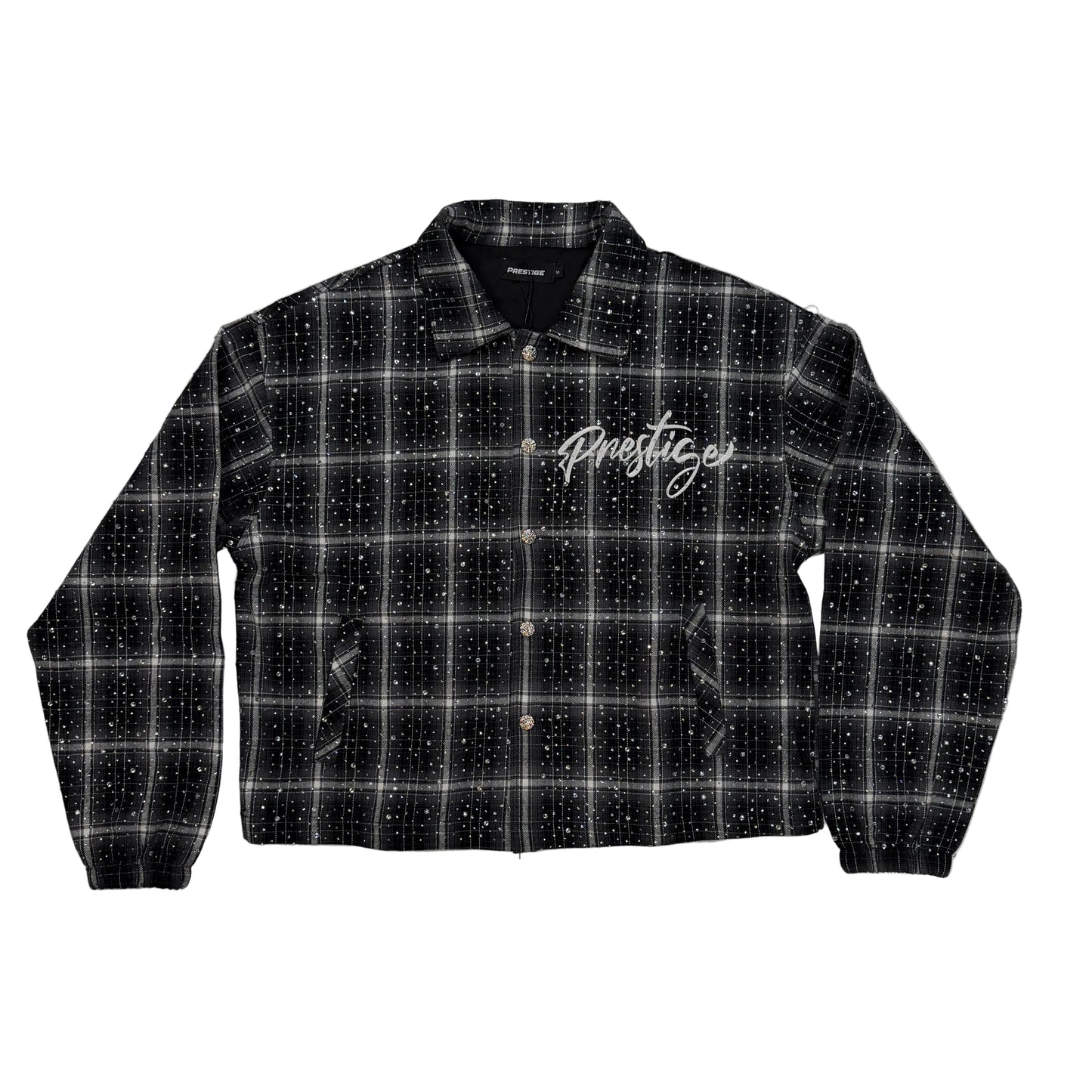 Prestige Rhinestone Flannel (BLACK)
