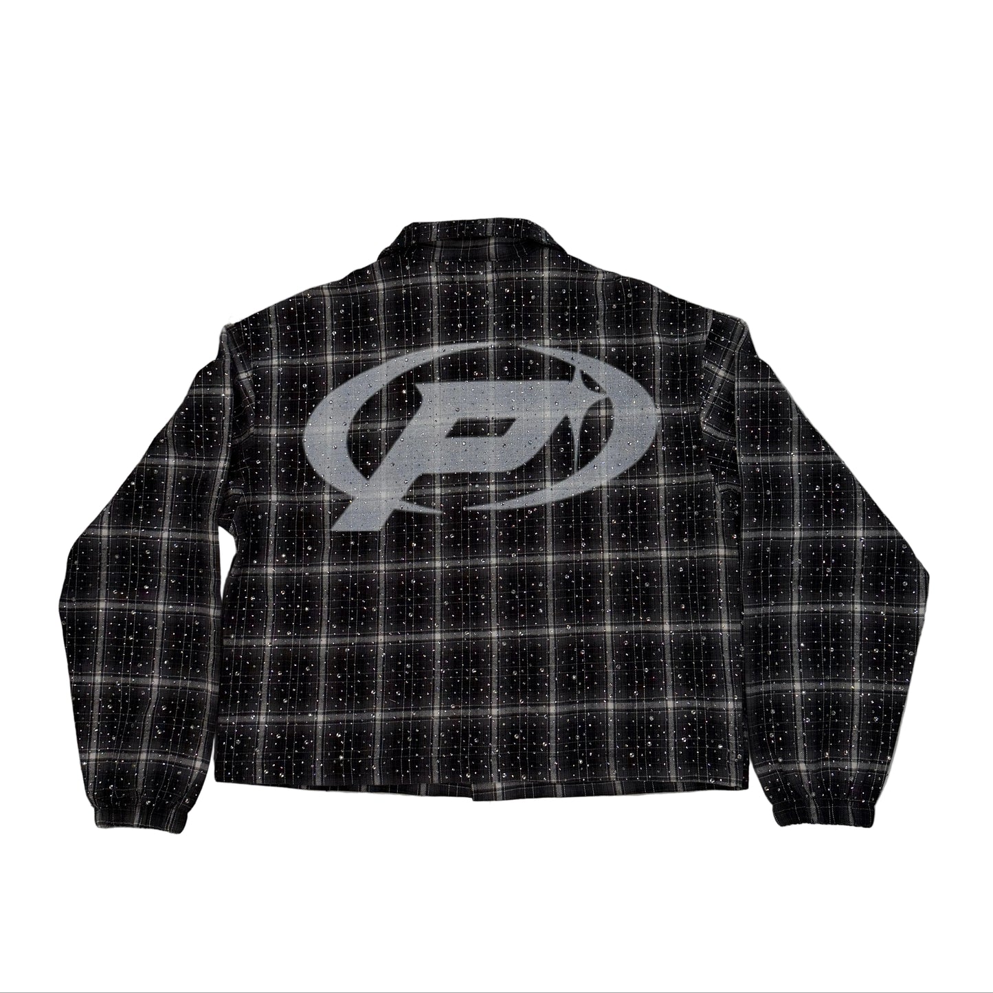 Prestige Rhinestone Flannel (BLACK)