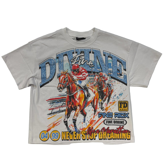 DIVINE RHINESTONE T-SHIRT