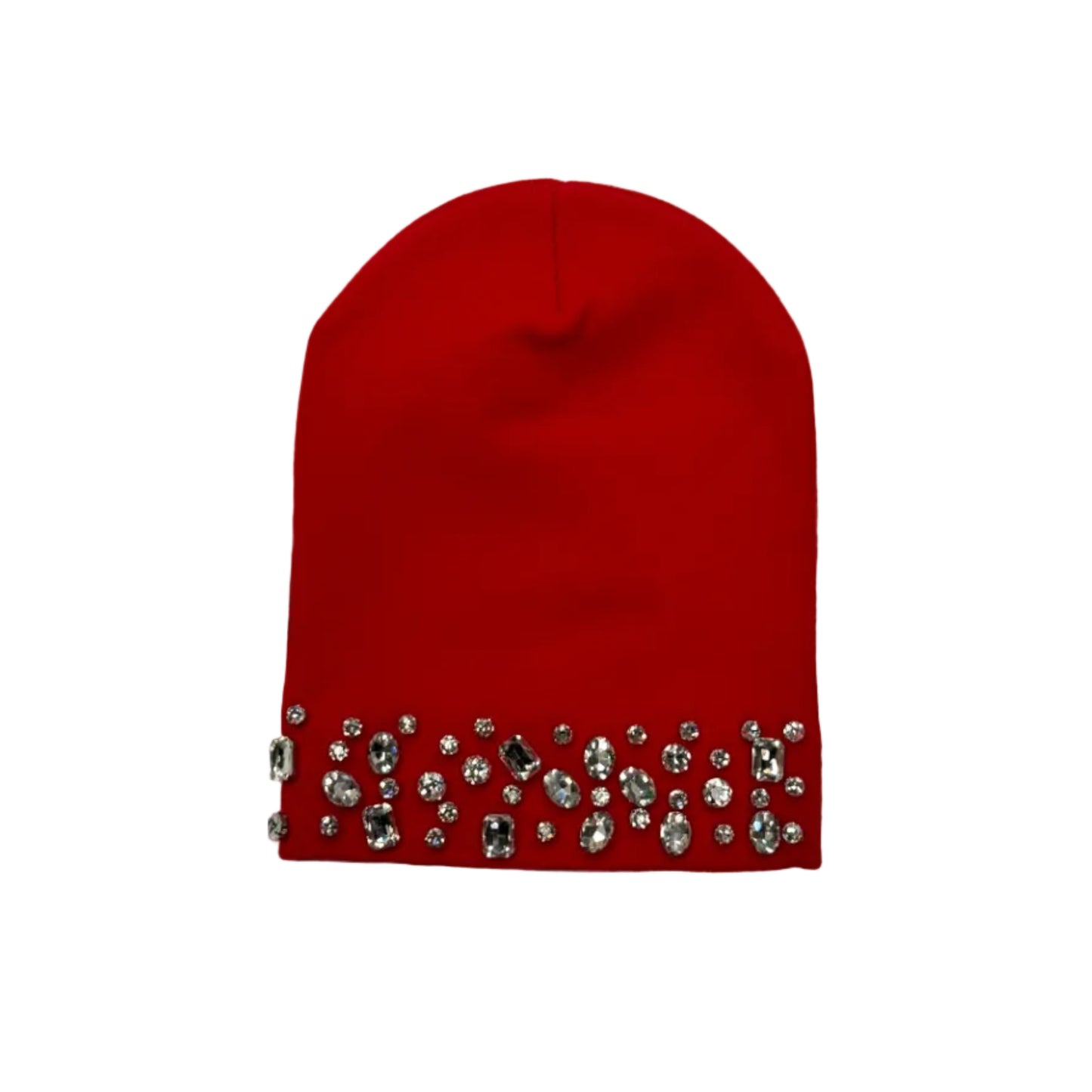 Rhinestone Beanie (red)