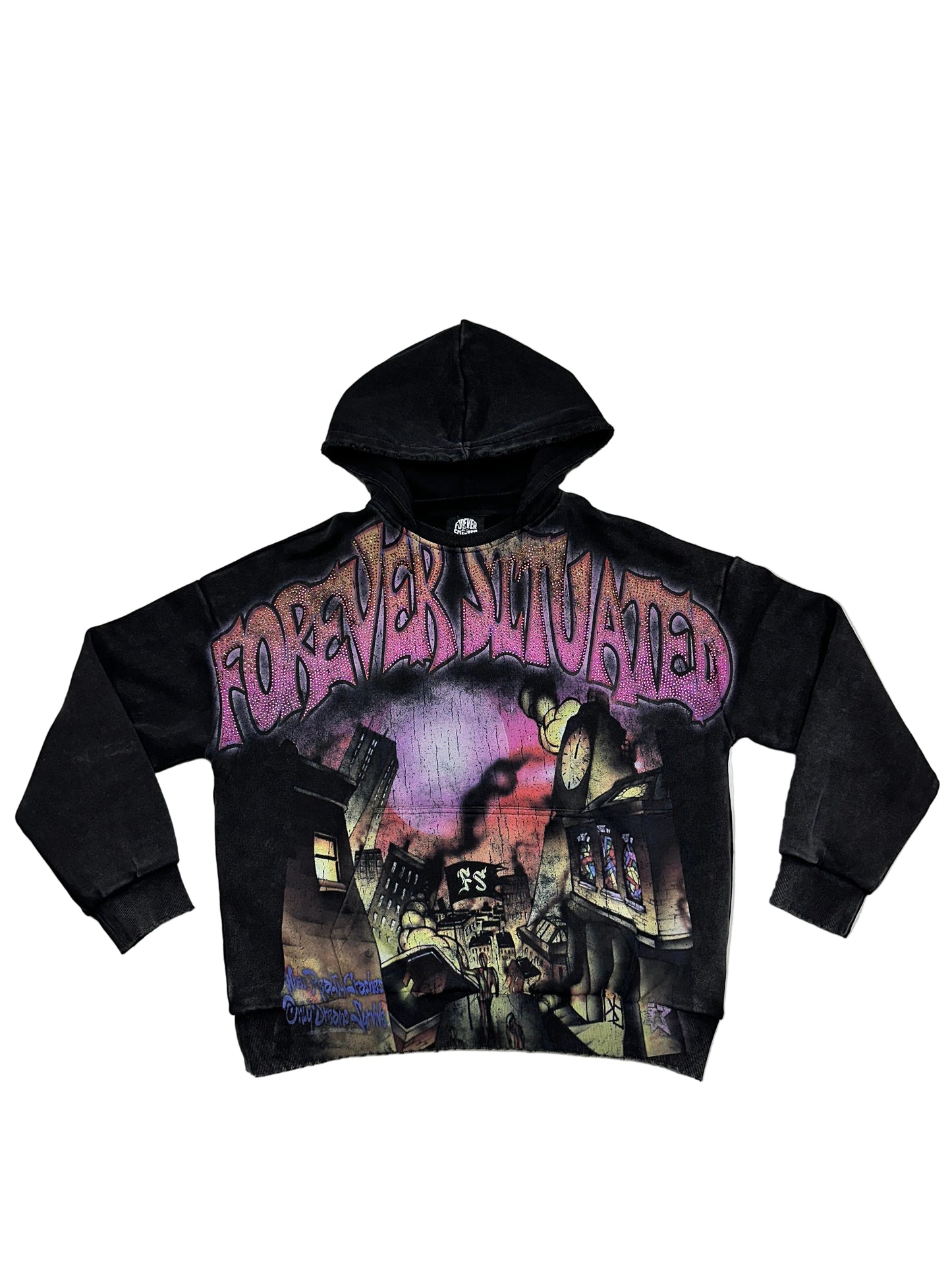 Forever Situated Rhinestone Hoodie