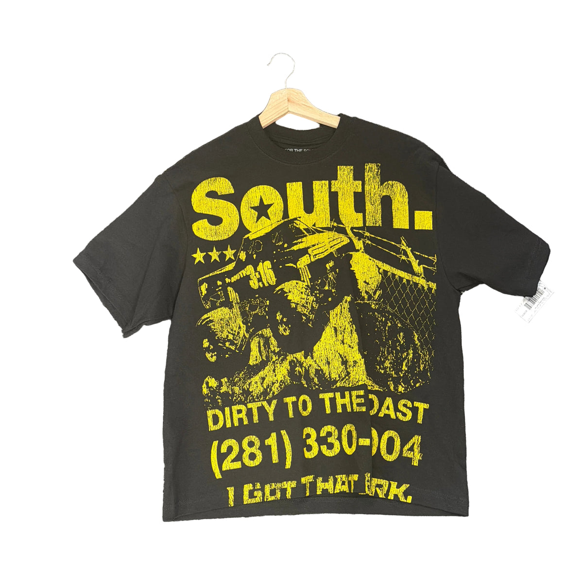 South Star Tee (Black/Yellolw)