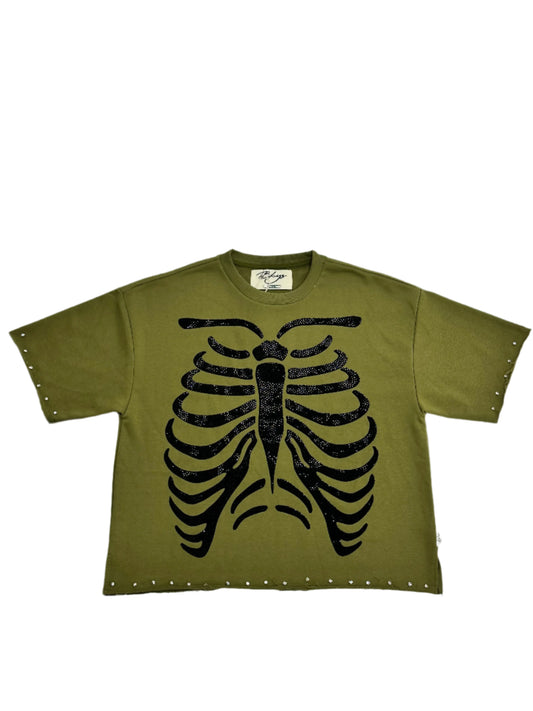 BKYS RHINESTONE SKELETON TEE