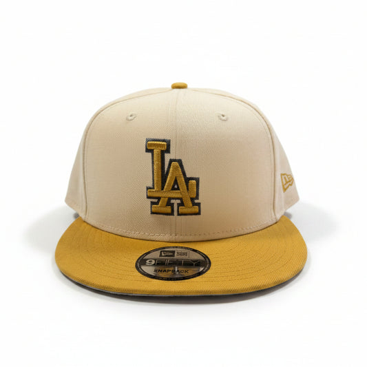 LA Dodgers Snapback (Cream/Gold)